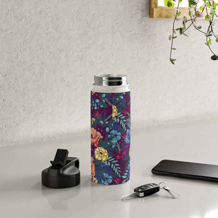 Wild Flowers Water Bottle Gallery Image 4