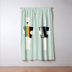 Aurora Accordionist Window Curtain Gallery Image 3