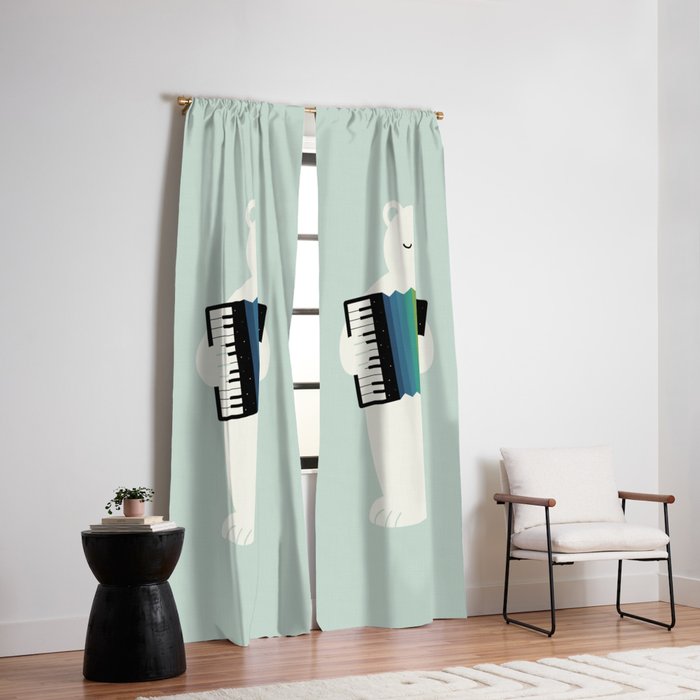 Aurora Accordionist Window Curtain Gallery Image 2