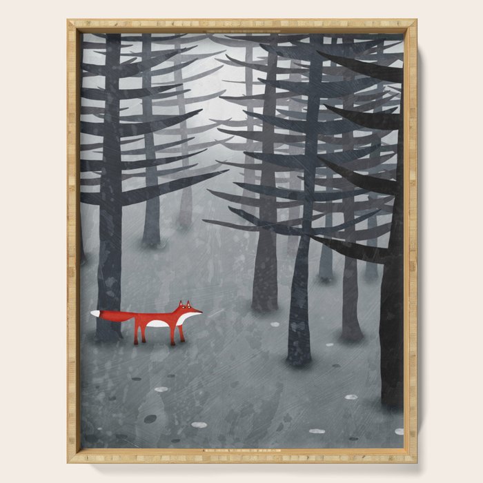 The Fox and the Forest Serving Tray Gallery Image 1