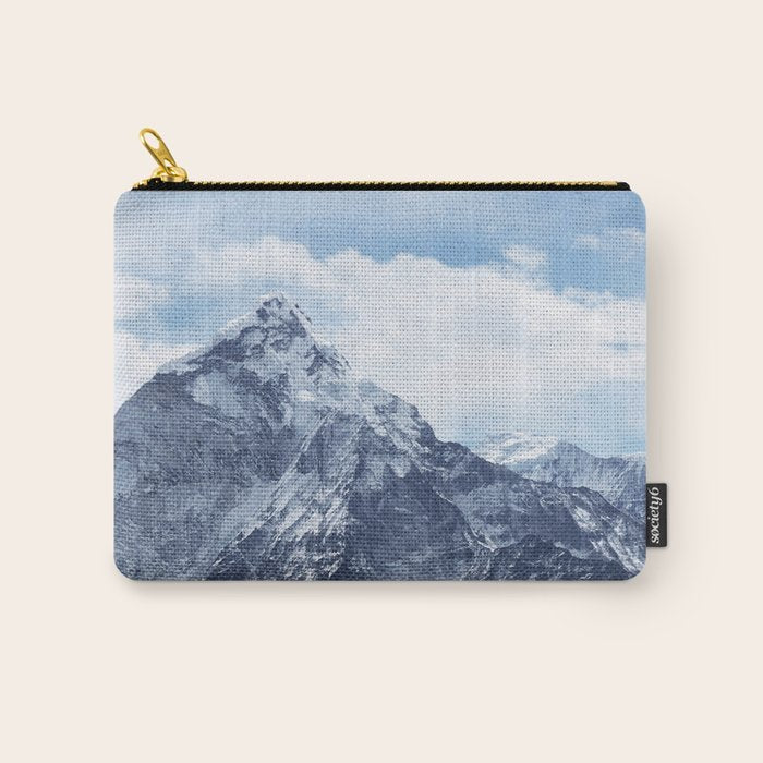 Snowy Mountain Peaks Carry All Pouch Gallery Image 1
