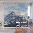 Snowy Mountain Peaks Wall Mural Gallery Image 1