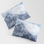 Snowy Mountain Peaks Pillow Sham Gallery Image 3