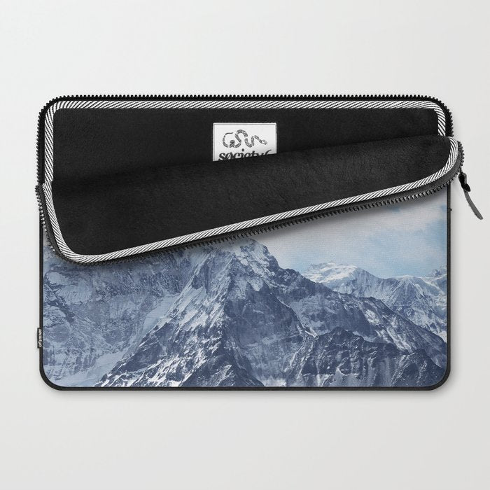 Snowy Mountain Peaks Laptop Sleeve Gallery Image 2