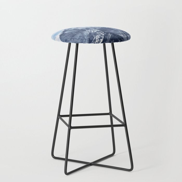 Snowy Mountain Peaks Stool Gallery Image 1