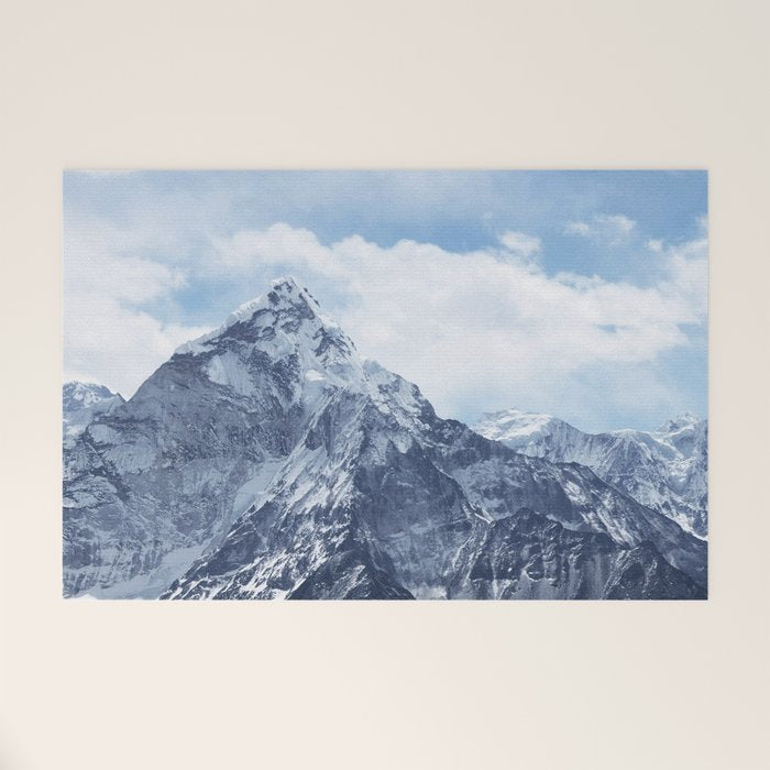 Snowy Mountain Peaks Welcome Mat Gallery Image 1