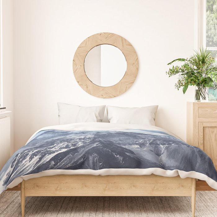 Snowy Mountain Peaks Duvet Cover Gallery Image 3