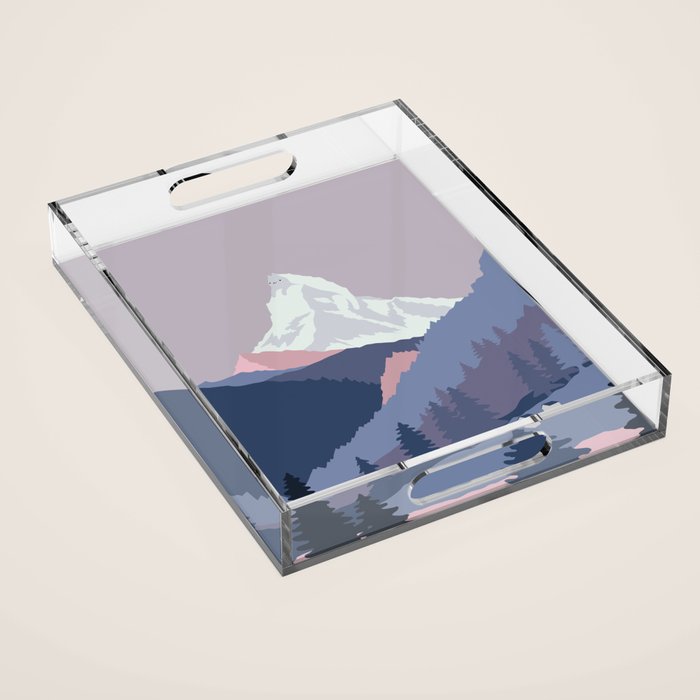 Purrspective on Matterhorn Acrylic Tray Gallery Image 1
