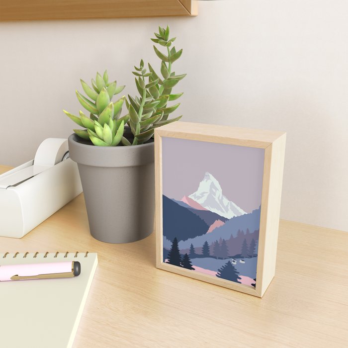 Purrspective on Matterhorn Mini Art Print Gallery Image 2