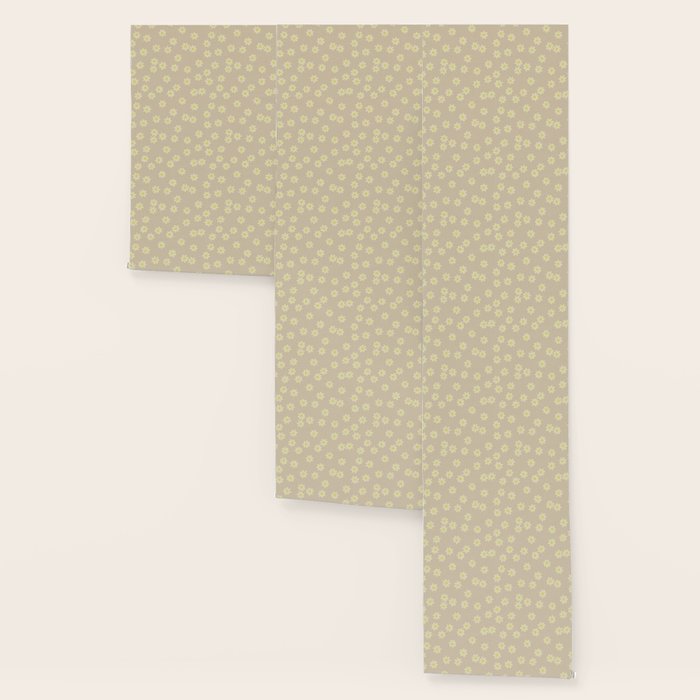 Tiny Flowers / Beige & Lime Wallpaper Gallery Image 3