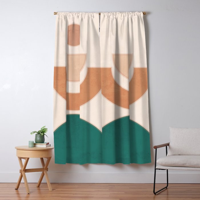 Minimal Geometric Shapes 108 Window Curtain Gallery Image 5