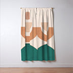 Minimal Geometric Shapes 108 Window Curtain Gallery Image 3