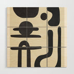 Abstract Colorful Setting 9 Wood Wall Art Gallery Image 1