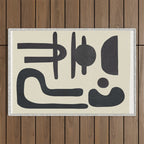 Abstract Colorful Setting 9 Outdoor Rug Gallery Image 1