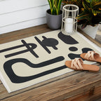 Abstract Colorful Setting 9 Outdoor Rug Gallery Image 2