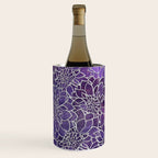Dahlia Flower Pattern 3 Wine Chiller Gallery Image 1