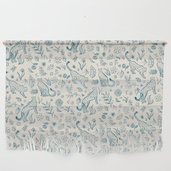 Cheetahs and Plants  Wall Hanging Gallery Image 1