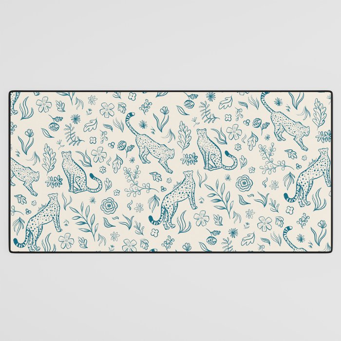 Cheetahs and Plants  Desk Mat Gallery Image 3