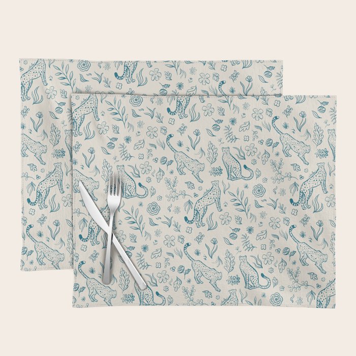 Cheetahs and Plants  Placemat Gallery Image 1