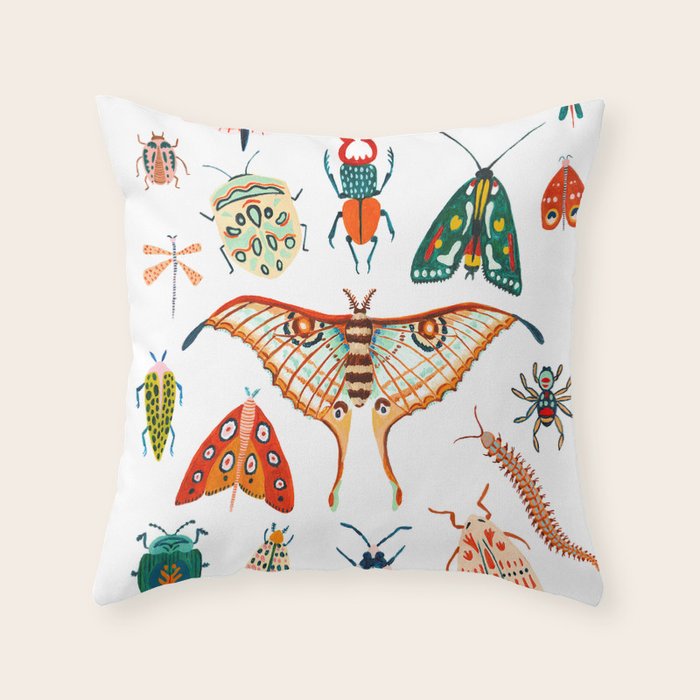 Beetles of the World Throw Pillow Gallery Image 6