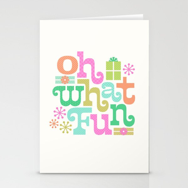 Oh What Fun Stationery Card Gallery Image 2