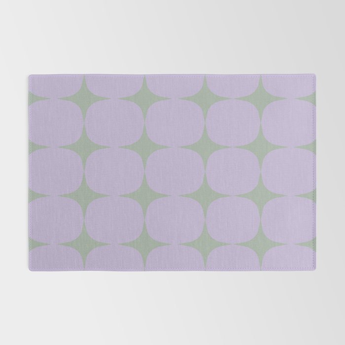 Lilac and Sage Shapes Rug Gallery Image 2