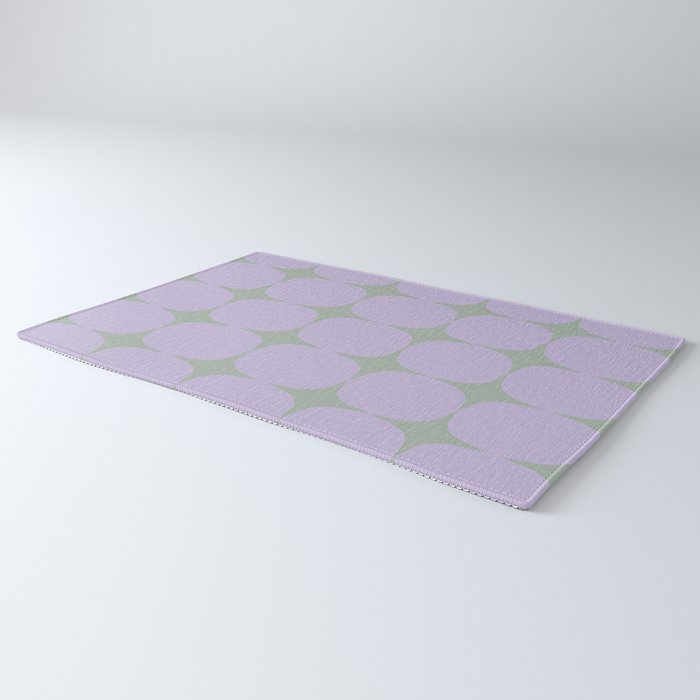 Lilac and Sage Shapes Rug Gallery Image 3