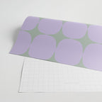 Lilac and Sage Shapes Wrapping Paper Gallery Image 2