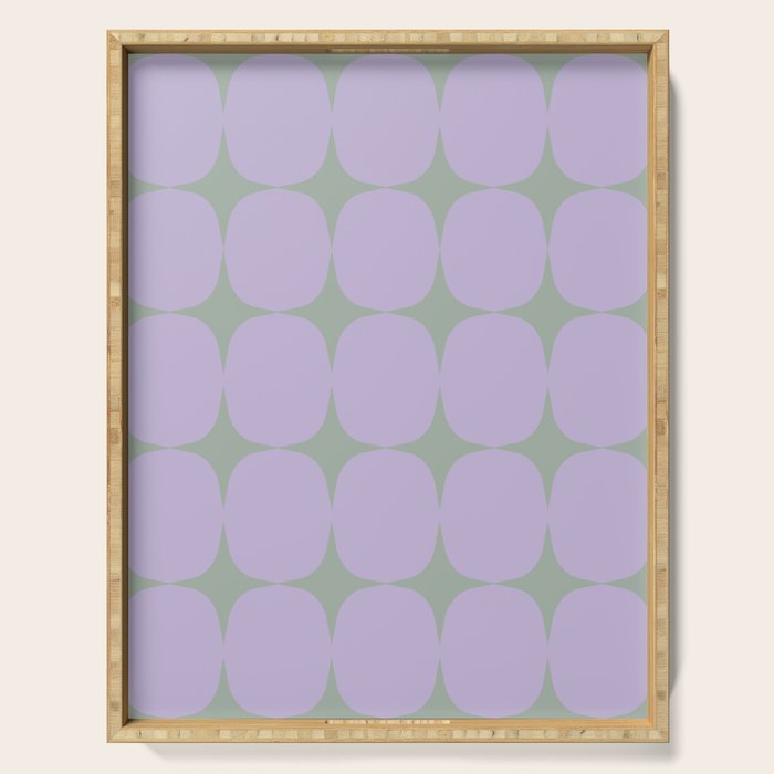 Lilac and Sage Shapes Serving Tray Gallery Image 1