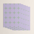Lilac and Sage Shapes Wrapping Paper Gallery Image 3