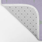Lilac and Sage Shapes Bath Mat Gallery Image 2