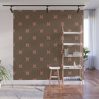 Geometric Retro Diamond Pattern Wall Mural Gallery Image 1
