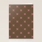 Geometric Retro Diamond Pattern Stationery Card Gallery Image 2