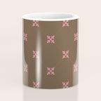 Geometric Retro Diamond Pattern Coffee Mug Gallery Image 4