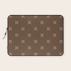 Geometric Retro Diamond Pattern Laptop Sleeve Gallery Image 1
