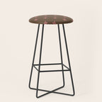 Geometric Retro Diamond Pattern Stool Gallery Image 1