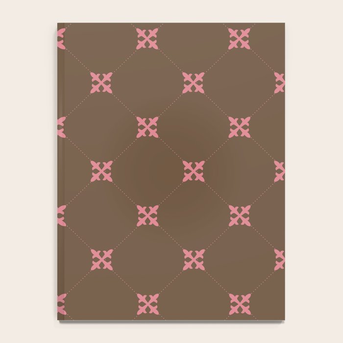 Geometric Retro Diamond Pattern Notebook Gallery Image 4