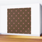 Geometric Retro Diamond Pattern Wall Mural Gallery Image 2