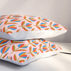 Bohemian Summer Tulips Pattern Pillow Sham Gallery Image 3