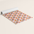Bohemian Summer Tulips Pattern Yoga Mat Gallery Image 2