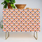 Bohemian Summer Tulips Pattern Credenza Gallery Image 1