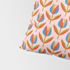 Bohemian Summer Tulips Pattern Pillow Sham Gallery Image 4