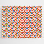 Bohemian Summer Tulips Pattern Jigsaw Puzzle Gallery Image 1