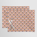 Bohemian Summer Tulips Pattern Placemat Gallery Image 1