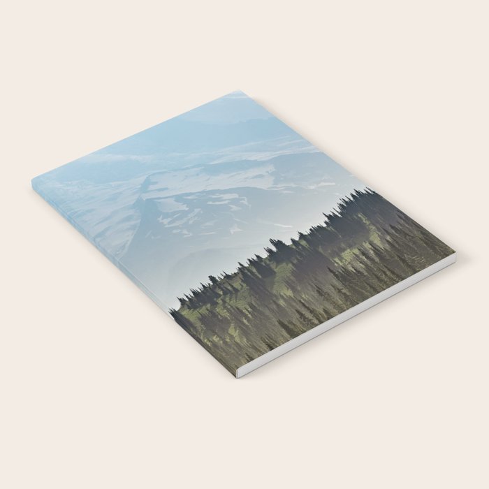 Epic Forest Mountain Adventure - Mount Rainier National Park Notebook Gallery Image 1