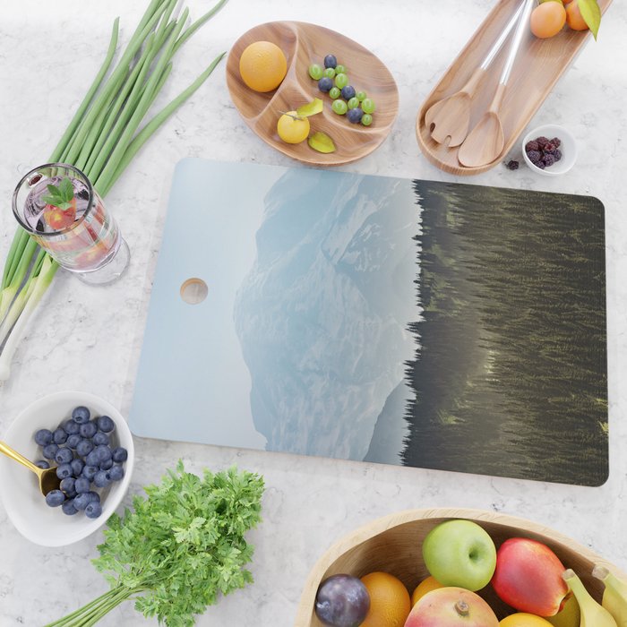 Epic Forest Mountain Adventure - Mount Rainier National Park Cutting Board Gallery Image 2