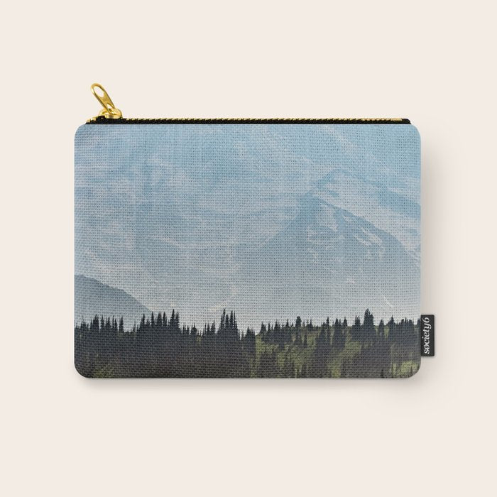 Epic Forest Mountain Adventure - Mount Rainier National Park Carry All Pouch Gallery Image 1