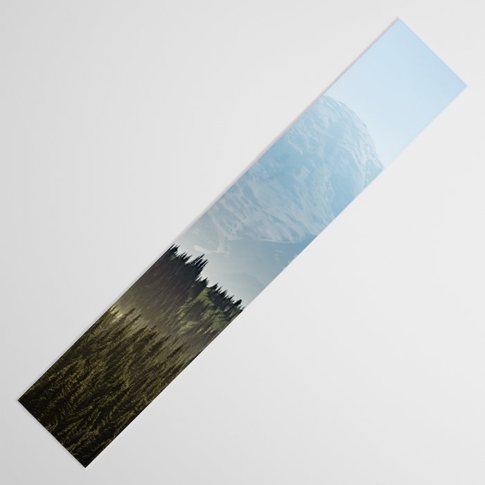 Epic Forest Mountain Adventure - Mount Rainier National Park Table Runner Gallery Image 3