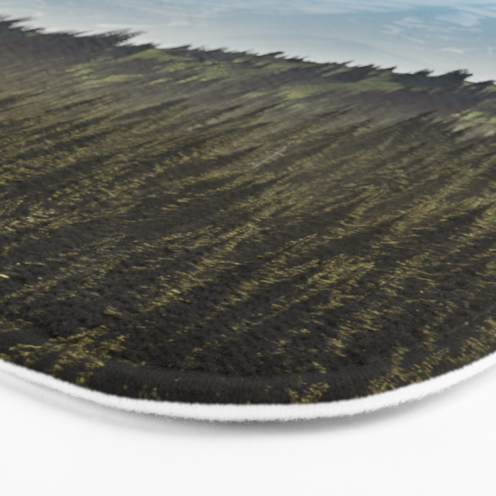 Epic Forest Mountain Adventure - Mount Rainier National Park Bath Mat Gallery Image 3