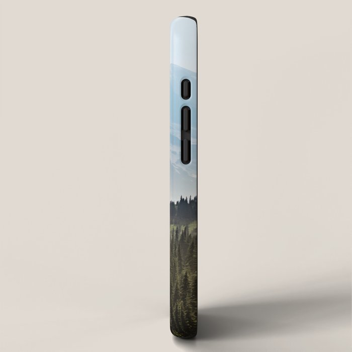 Epic Forest Mountain Adventure - Mount Rainier National Park iPhone Case Gallery Image 2